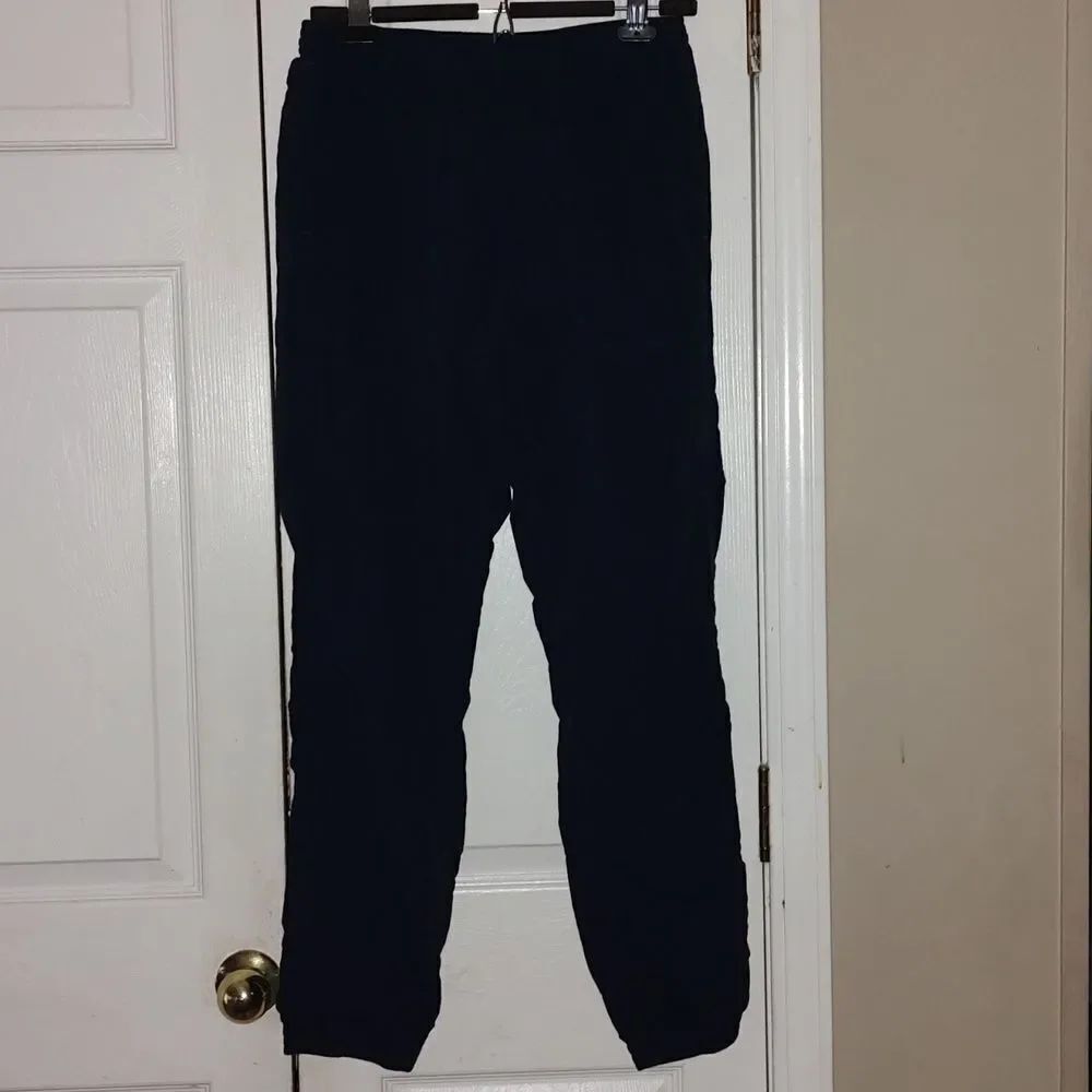 Patagonia  blue nylon cuffed training  workout wind pants  Sz S